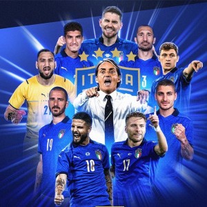 欧洲杯2021正品意大利主场球衣10号因西涅19号博努奇足球服球员版